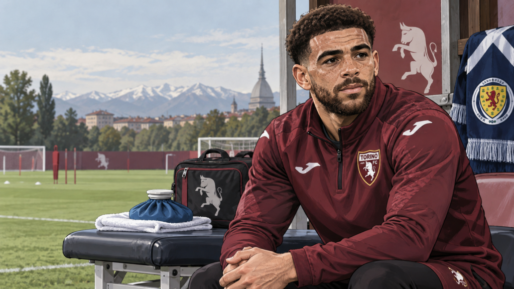 Che Adams salta Bologna e la Scozia: lesione di basso grado agli adduttori
