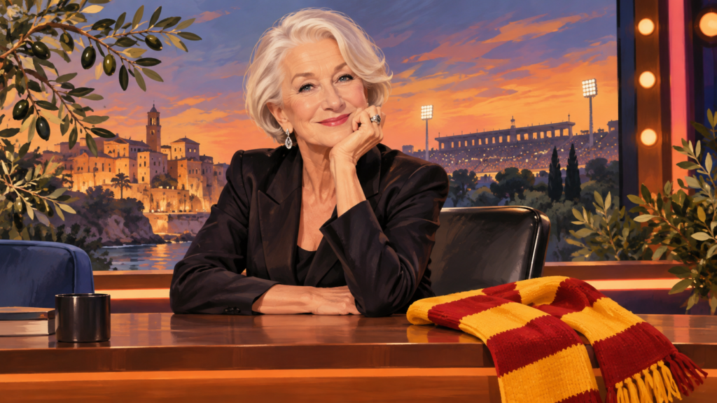 Helen Mirren porta il Lecce al Tonight Show (VIDEO)