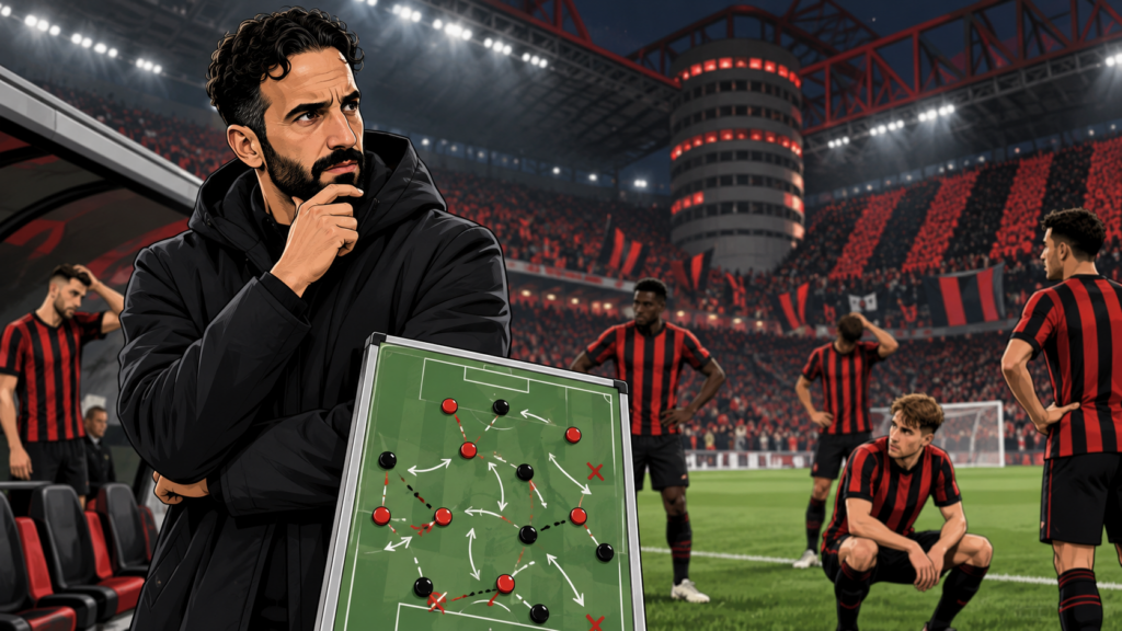 Amorim e il Milan non ancora pronto per il suo calcio: «Dobbiamo migliorare»