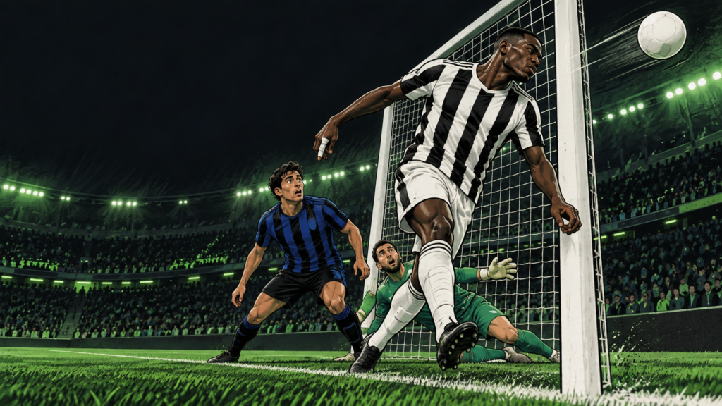 Kolo Muani si è fratturato un dito e poi ha salvato la Juventus sulla linea