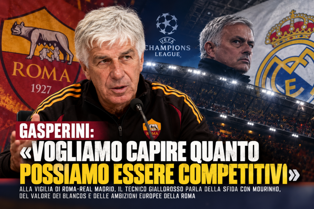Gasperini prima del Real Madrid: «Vogliamo capire quanto possiamo essere competitivi» (VIDEO)