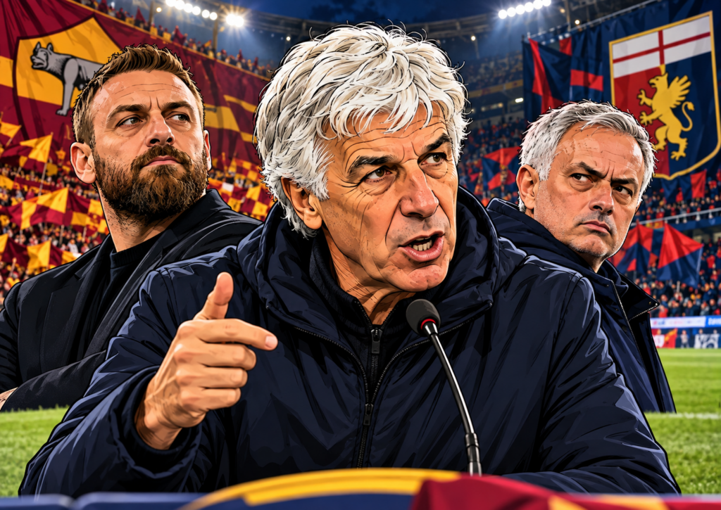 Gasperini elogia De Rossi. Ma la frecciata è per Mourinho? (VIDEO)